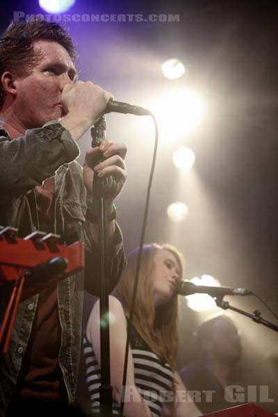 LOS CAMPESINOS - 2012-04-02 - PARIS - La Fleche d'Or - Gareth Paisey - Tom Bromley - Kim Paisey